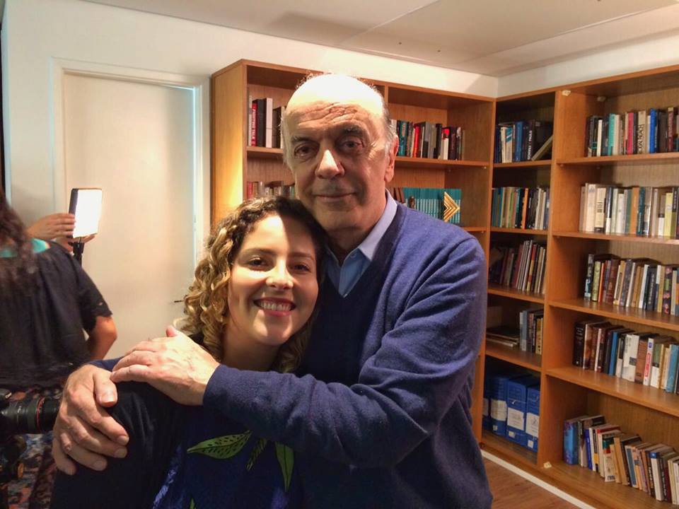 Resultado de imagem para foto karina LGBT e José Serra