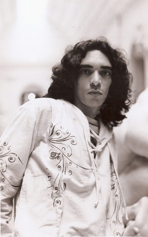(O cantor e compositor Sérgio Sampaio nos anos 1970. Foto: arquivo pessoal)