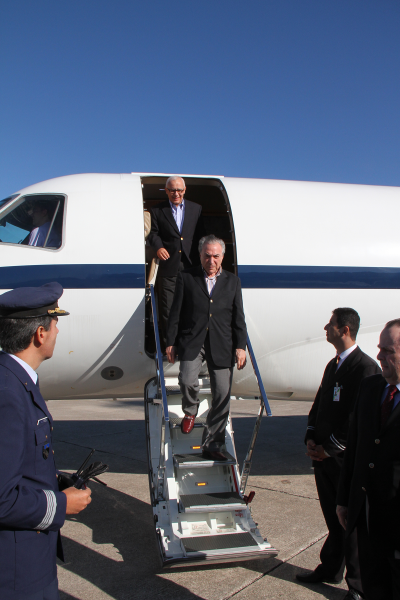 (O então vice-presidente Temer em viagem a Portugal, em 2015. Foto: VPR)