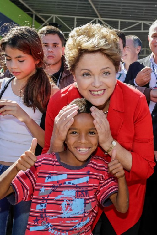 (Dilma durante a campanha em 2014. Foto: Ichiro Guerra/Fotos públicas)