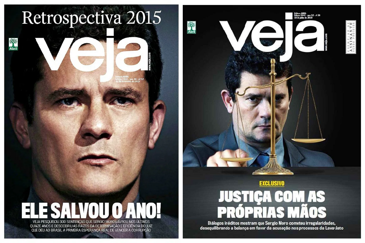 Entre estas duas capas, ajudou a entregar o país a Bolsonaro - Socialista Morena